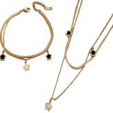 Starry Night Necklace and Bracelet Set - Mojood